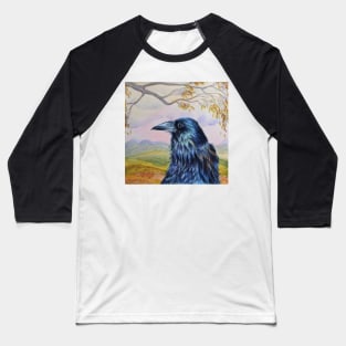 And Time Goes By Watercolor Painting Baseball T-Shirt